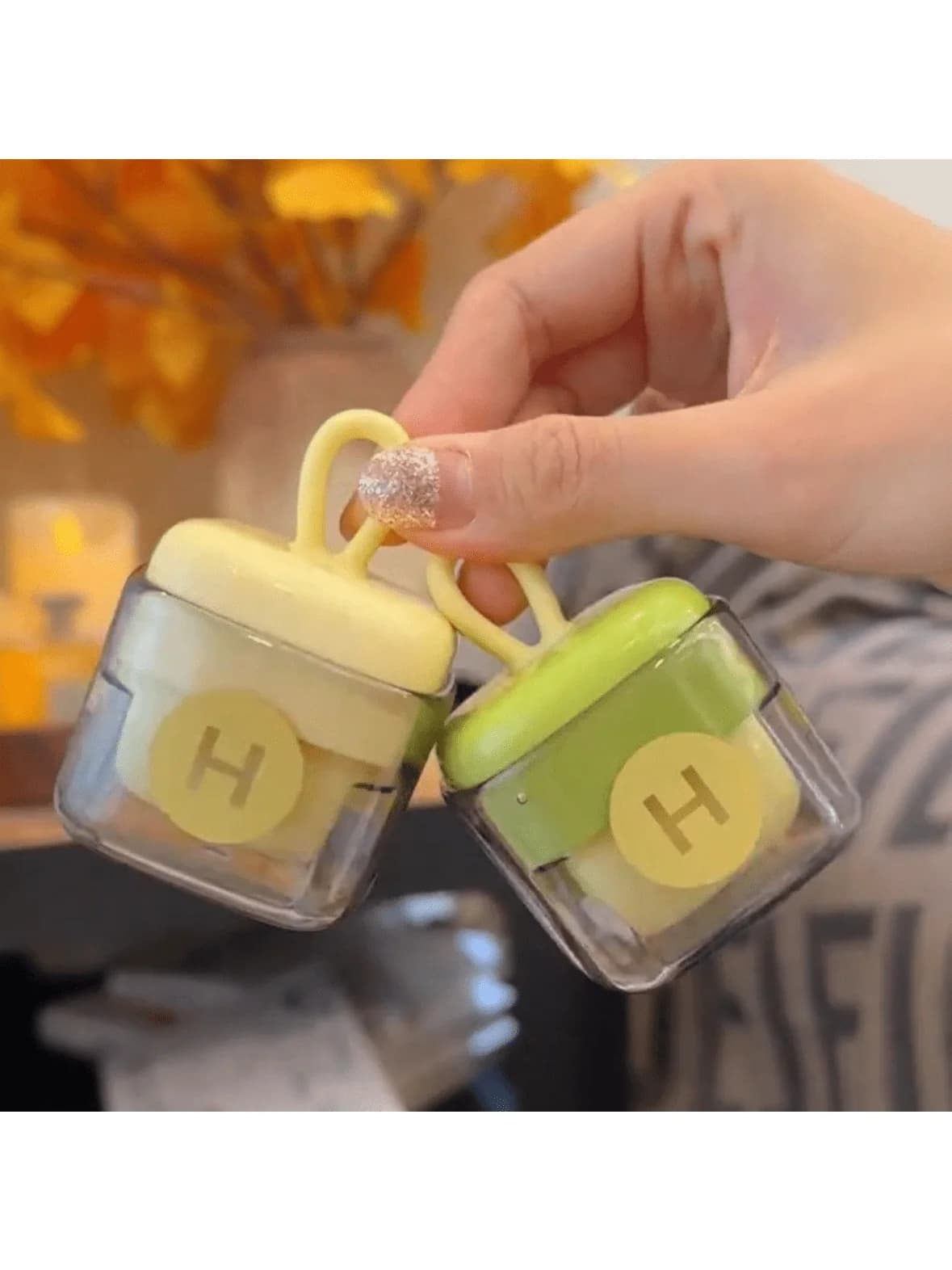 2pcs washable hair remover, pet hair removal brush, powerful fabric dust collector, mini portable reusable adhesive roller